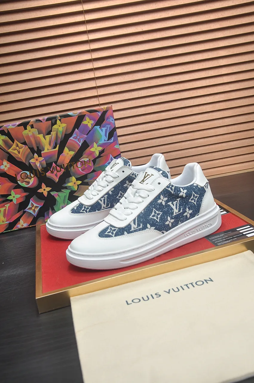 Men's shoes 💰540💶[LOUIS VUITTON] Original order price (water-dyed cowhide lining) new model 🍀LV Louis Vuitton * - top version of LV classic trendy shoes! Made of imported original cowhide, water-dyed cowhide lining, and original wear-resistant rubber outsole! High quality products! Code number 38-45 (45 is custom-made and cannot be returned or exchanged)